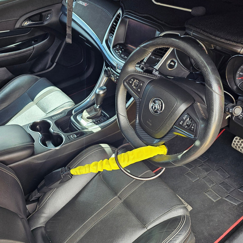 Universal Steering Wheel Belt Lock - Anti Theft