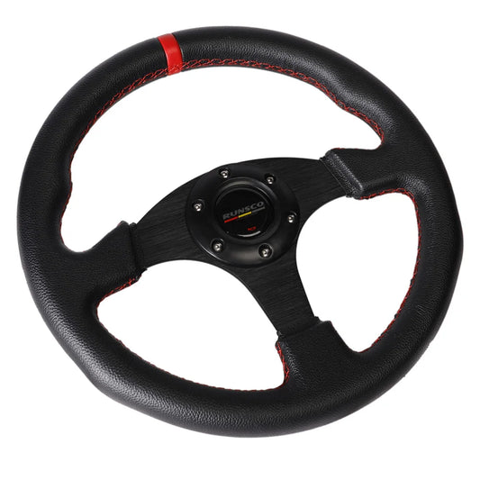 13 inch racing steering wheel replacement high durability aluminium with premium stitching