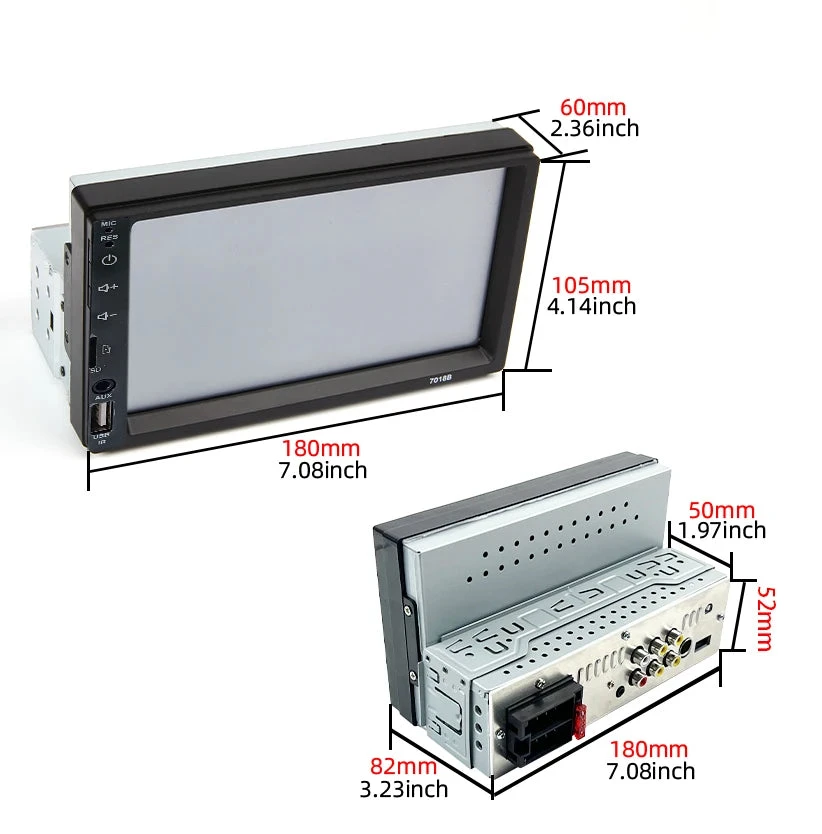 Touch Screen Headunit With CarPlay & Android Auto