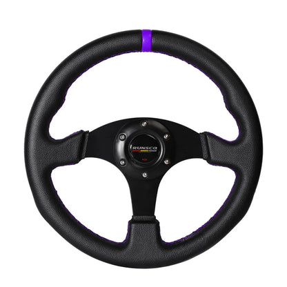 13 inch racing steering wheel replacement high durability aluminium with premium stitching