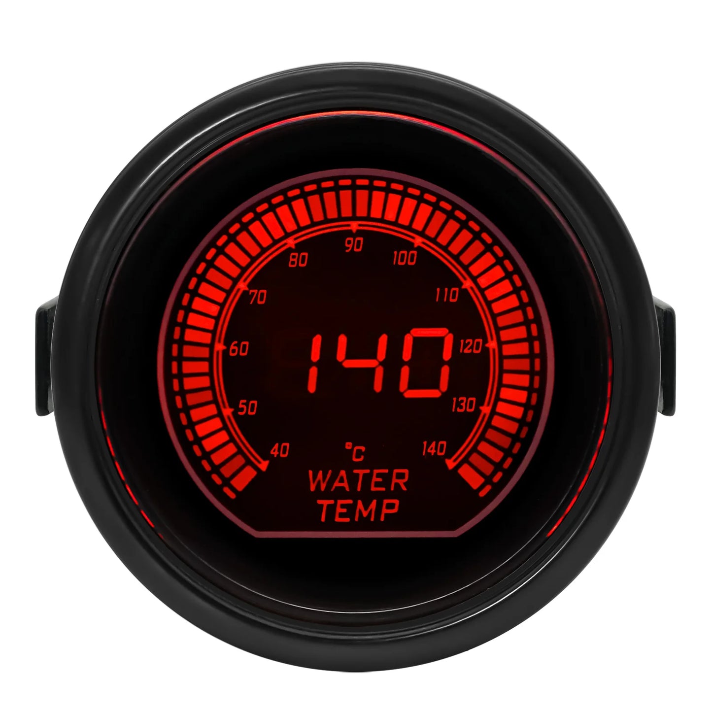 52mm Dual Display Digital Performance Gauge - front view
