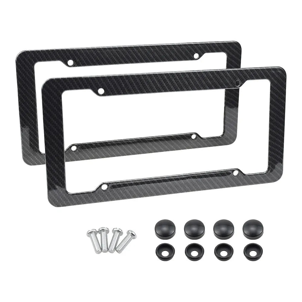 Carbon Fibre Finish Licence Plate Frames