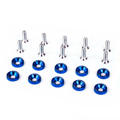 M6 Billet Aluminium Dress Up Bolt Set (10 Pack)
