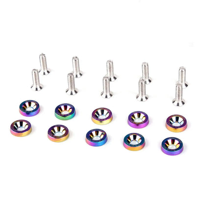 M6 Billet Aluminium Dress Up Bolt Set (10 Pack)