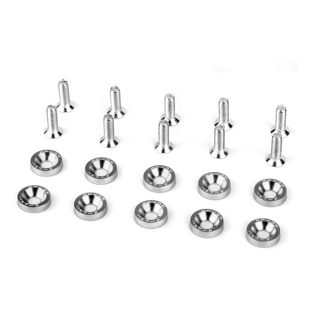 M6 Billet Aluminium Dress Up Bolt Set (10 Pack)