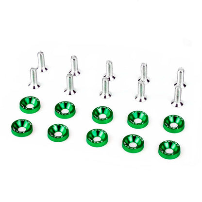 M6 Billet Aluminium Dress Up Bolt Set (10 Pack)