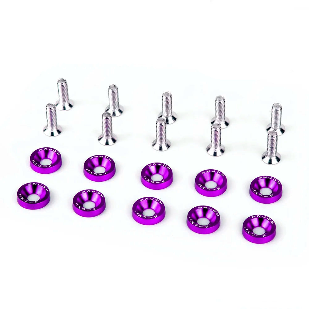 M6 Billet Aluminium Dress Up Bolt Set (10 Pack)