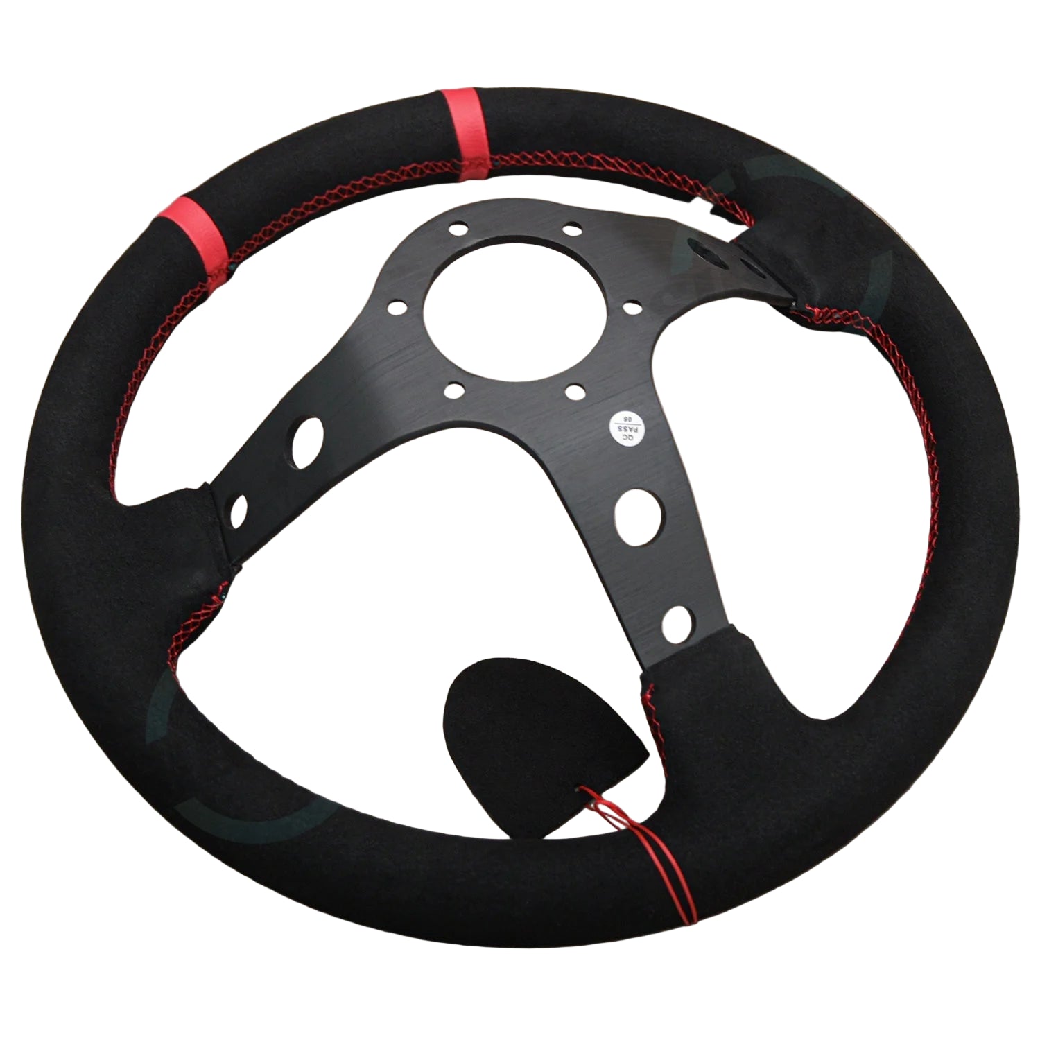Back of NO GOOD RACING 'Bye Bye Police' Custom Steering Wheel JDM Japanese Tuner Style