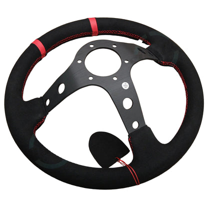 Back of NO GOOD RACING 'Bye Bye Police' Custom Steering Wheel JDM Japanese Tuner Style