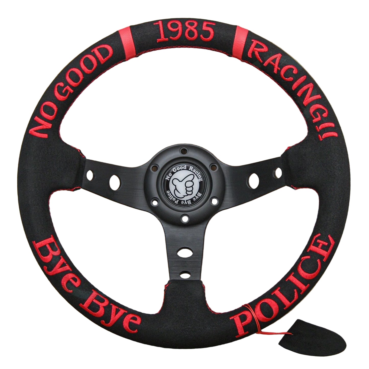NO GOOD RACING 'Bye Bye Police' Racing Custom Steering Wheel