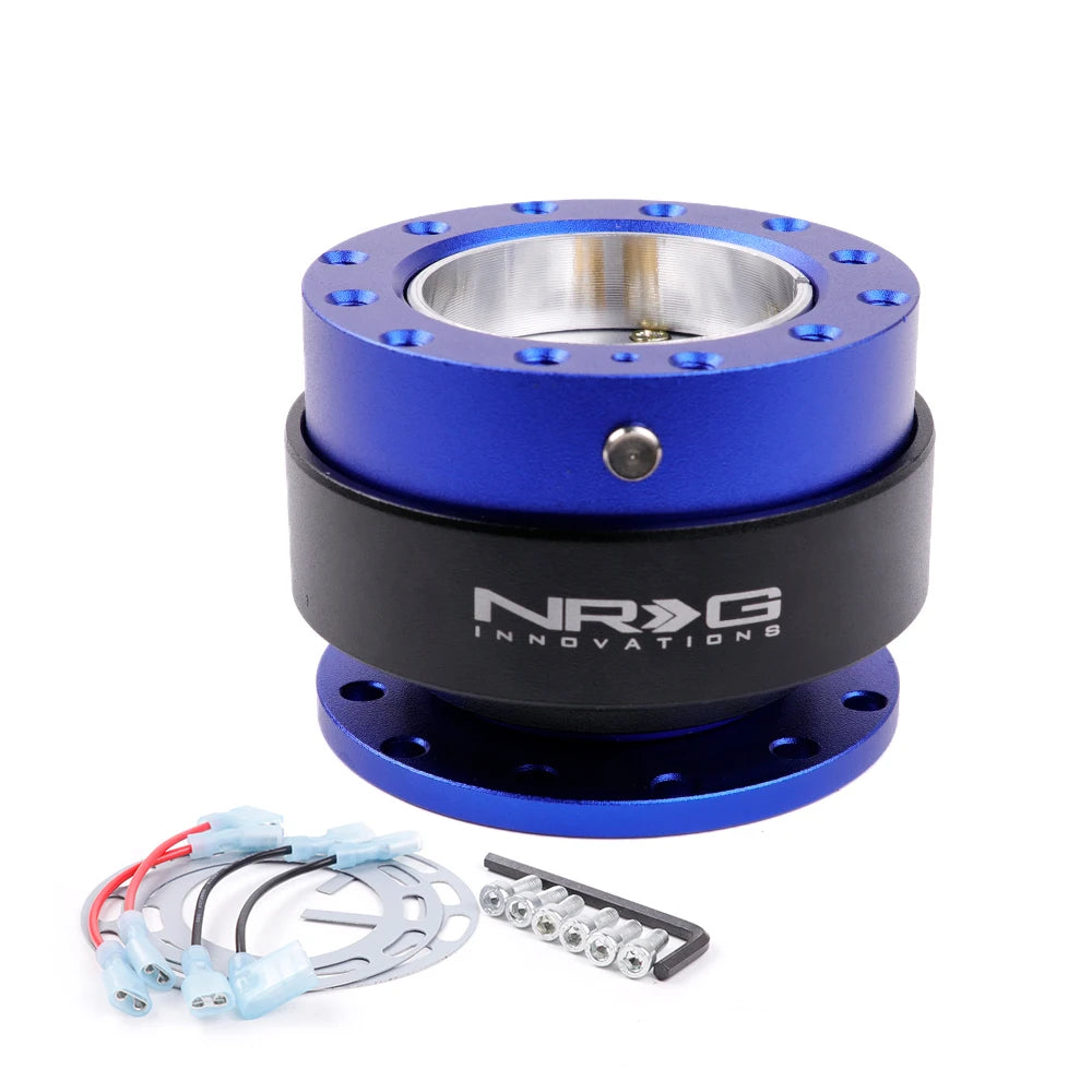 NRG Innovations automotive component with wiring harness on a white background