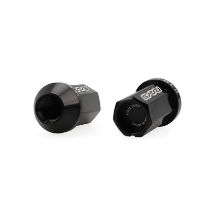 RAYS Aluminium Open Ended Wheel Nuts Black
