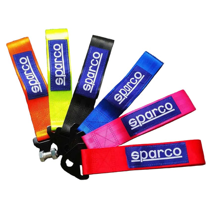Set of Sparco branded straps in various colors