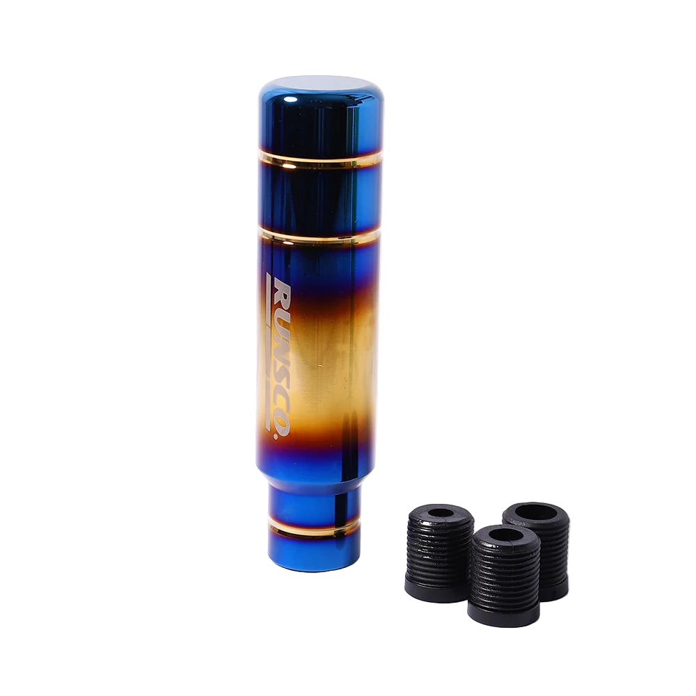 Runsco 13cm Aluminium Gear Shift Knob with thread adapters