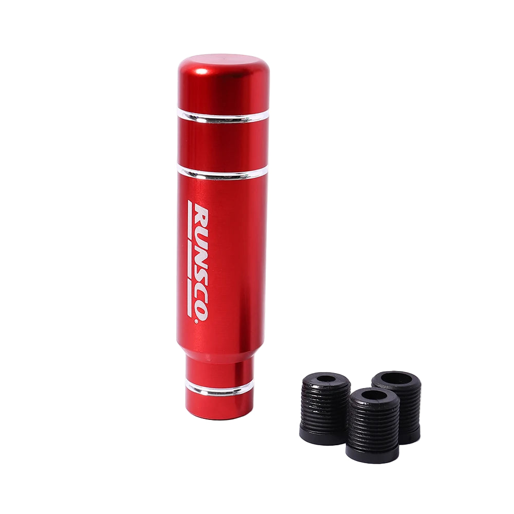 Runsco 13cm Aluminium Gear Shift Knob with thread adapters