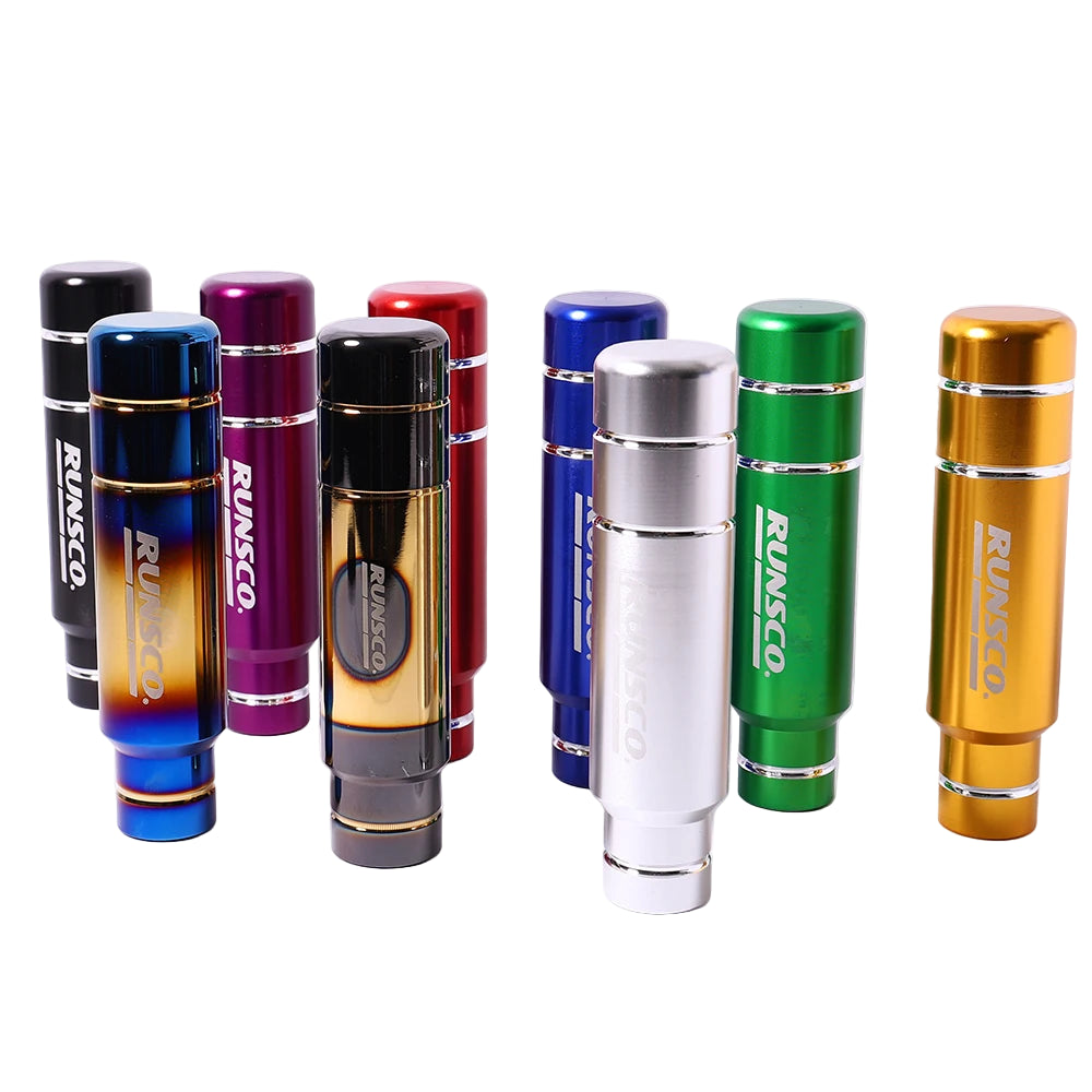 Collection of Runsco 13cm Aluminium Gear Shift Knobs various colours