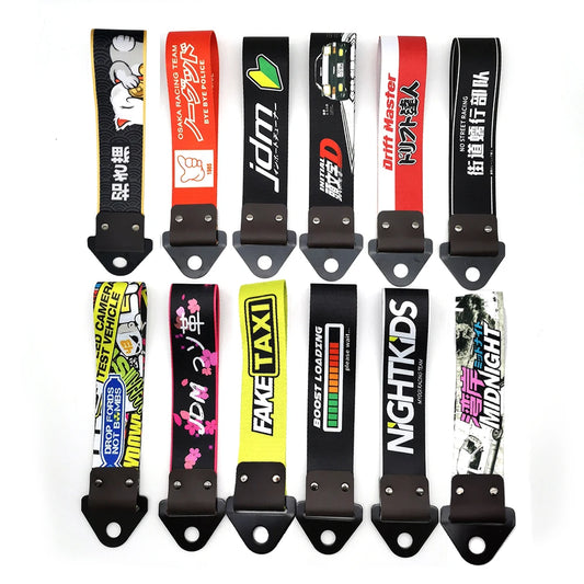 Japanese Motorsport Style Tow Straps