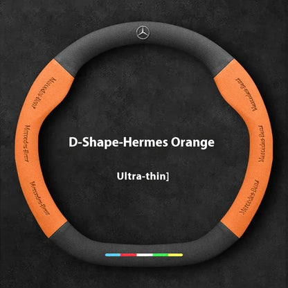 Mercedes Benz Suede Leather Steering Wheel Cover