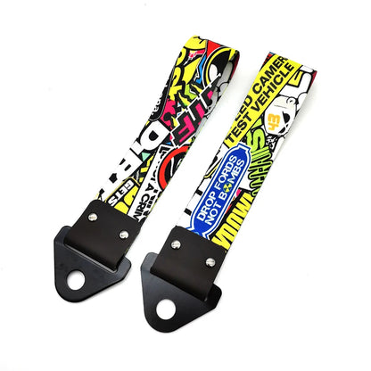 Japanese Motorsport Style Tow Straps