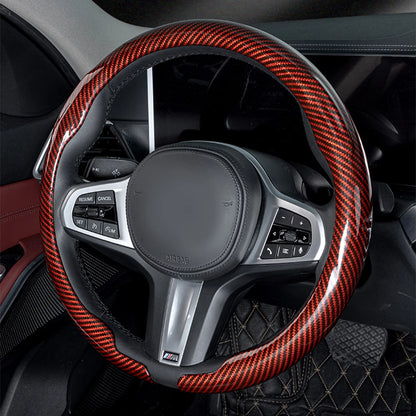 Universal Fit Laser Carbon Fibre Steering Wheel Cover