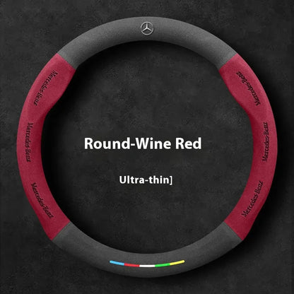 Mercedes Benz Suede Leather Steering Wheel Cover