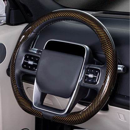 Universal Fit Laser Carbon Fibre Steering Wheel Cover