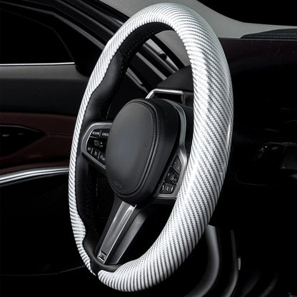 Universal Fit Laser Carbon Fibre Steering Wheel Cover