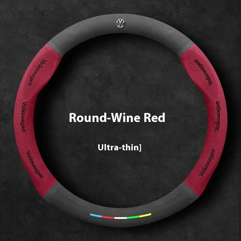 Volkswagen Suede Leather Steering Wheel Cover