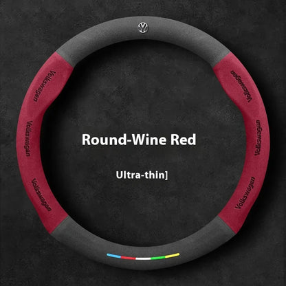 Volkswagen Suede Leather Steering Wheel Cover