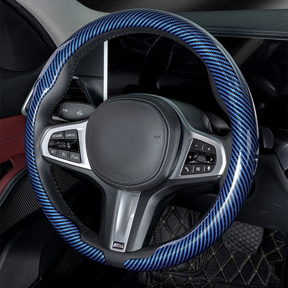 Universal Fit Laser Carbon Fibre Steering Wheel Cover
