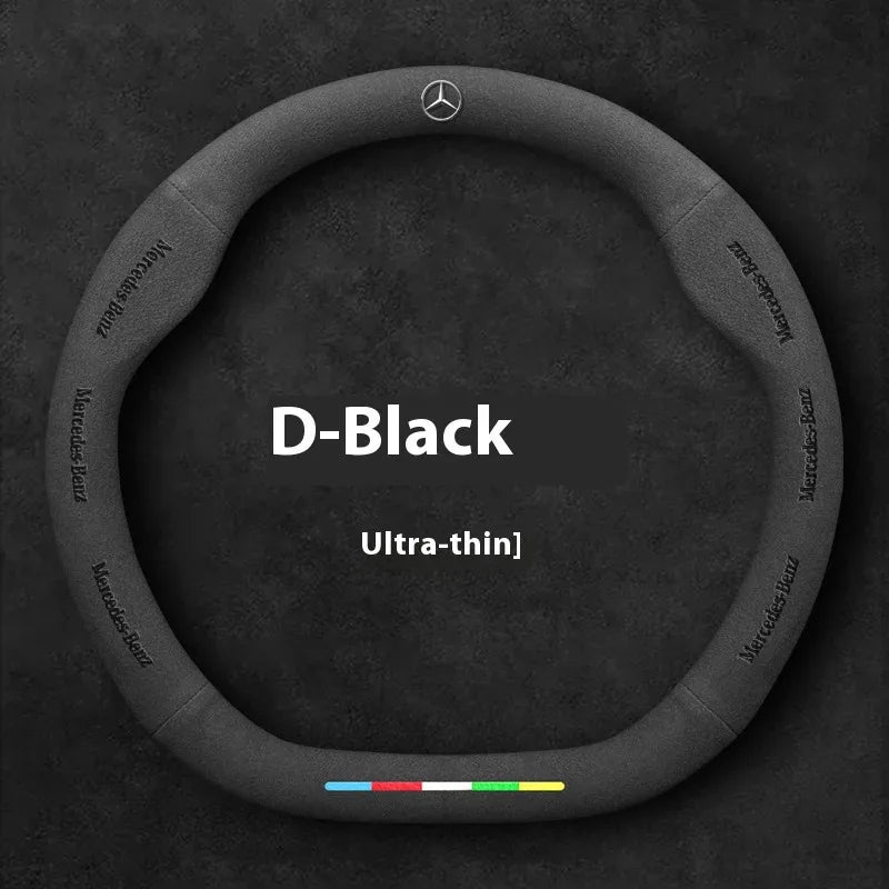 Mercedes Benz Suede Leather Steering Wheel Cover