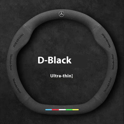 Mercedes Benz Suede Leather Steering Wheel Cover