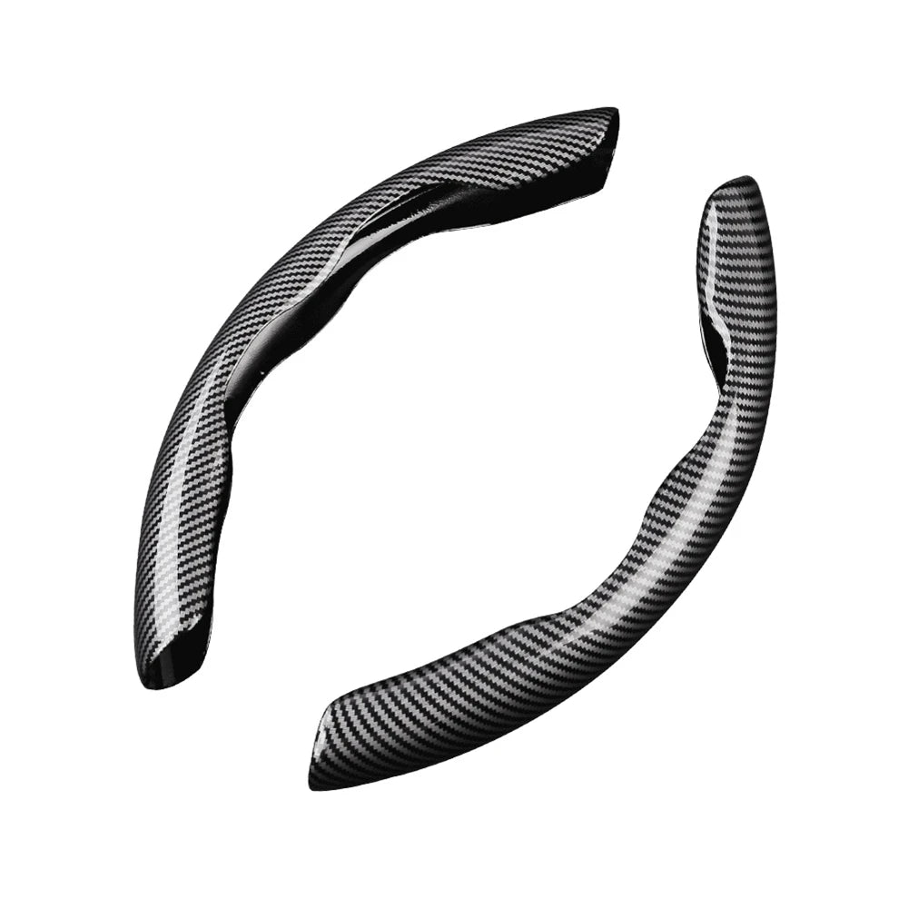 GripGuard™ Universal Fit Carbon Fibre Steering Wheel Grips