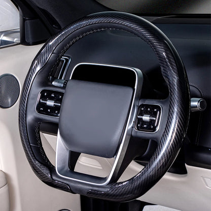 Universal Fit Laser Carbon Fibre Steering Wheel Cover