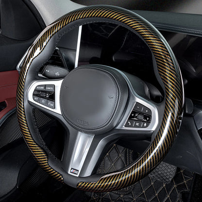 Universal Fit Laser Carbon Fibre Steering Wheel Cover