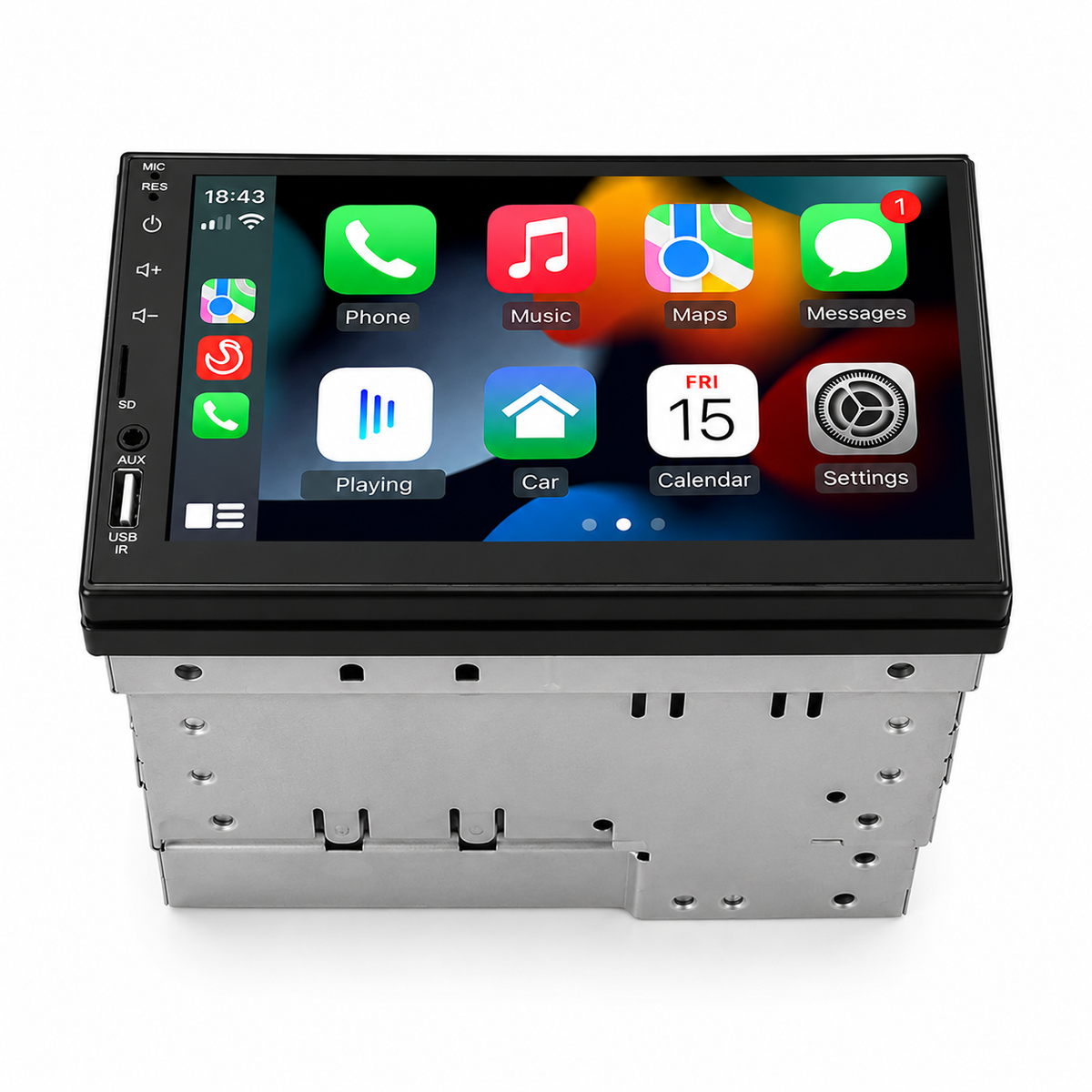Wireless CarPlay and Android Auto Head Unit - screen interface
