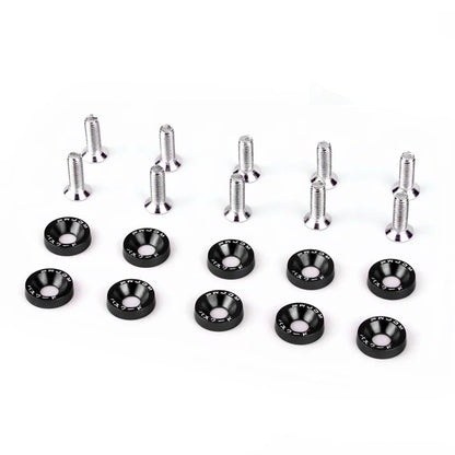 M6 Billet Aluminium Dress Up Bolt Set (10 Pack)