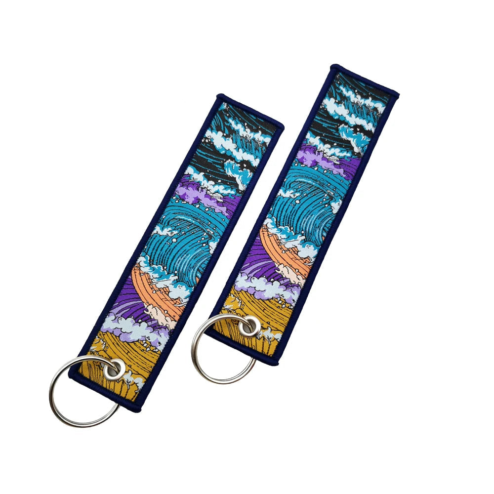 Japanese Embroidered Style Keychain - packaging