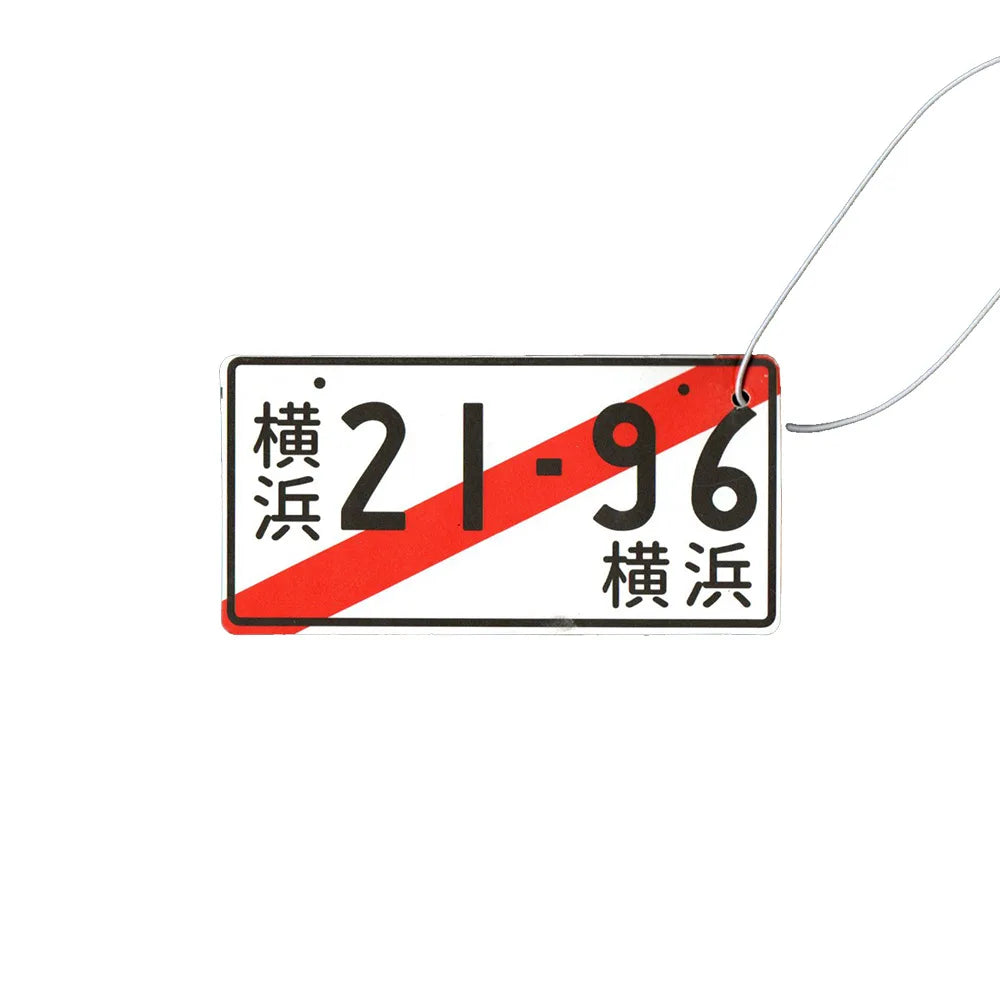 Japanese Licence Plate Air Freshener - colour and finish options