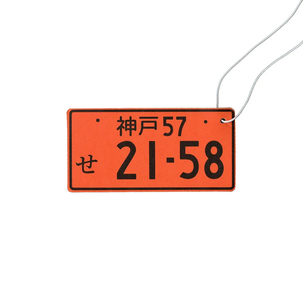 Japanese Licence Plate Air Freshener - hanging fit