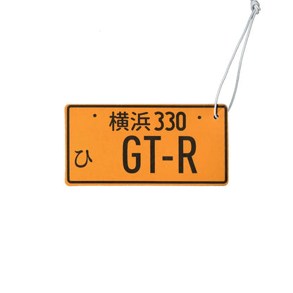 Japanese Licence Plate Air Freshener - in car use