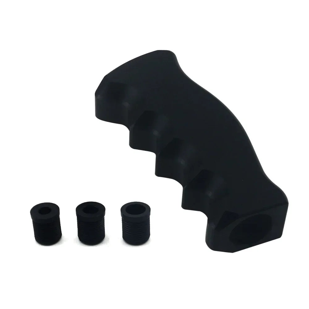 Aluminium pistol grip shift knob, black, main product photo