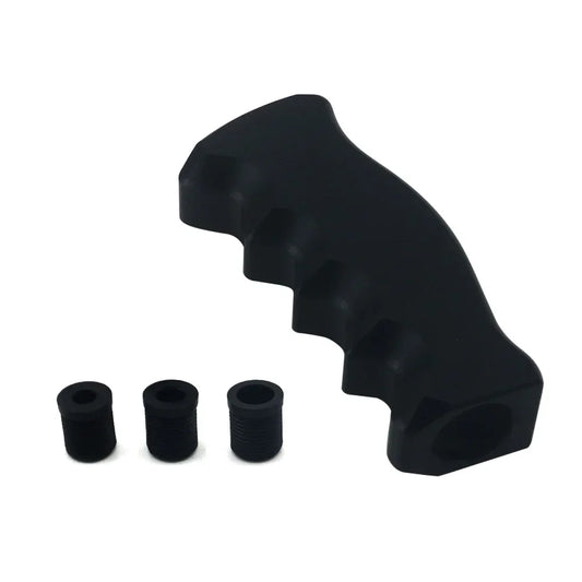 Aluminium pistol grip shift knob, black, main product photo