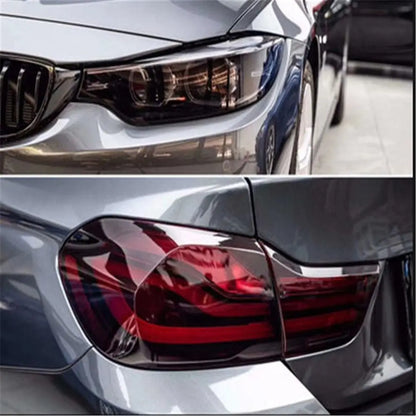 Premium DIY Headlight Tint Film - front view