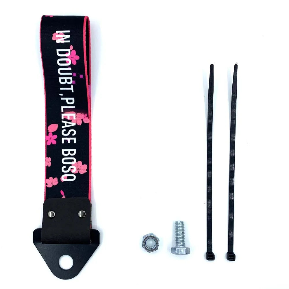racing style tow straps various designs and styles jdm cherry blossom