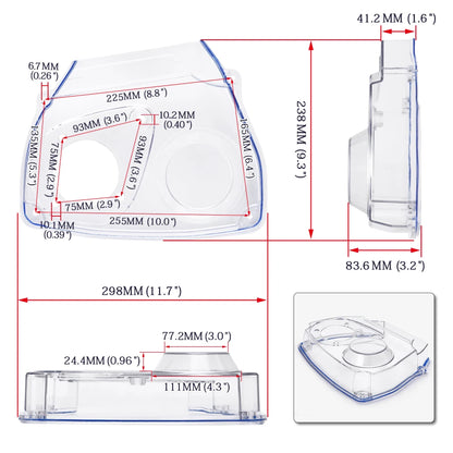 RB25 Clear Cam Cover - installed on vehicle