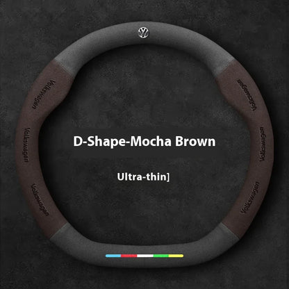 Volkswagen Suede Leather Steering Wheel Cover - packaging